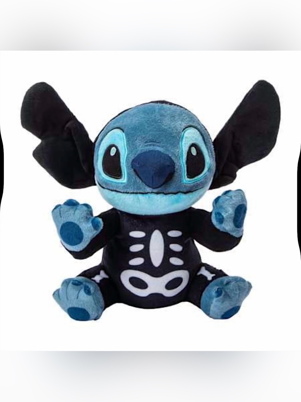 Disney Halloween Lilo And Stitch Skeleton Costume 8" Plush Stuffed Animal
